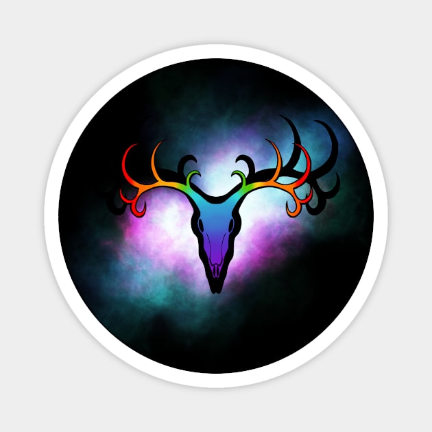 Space Stag Magnet by Jackal Heart Designs